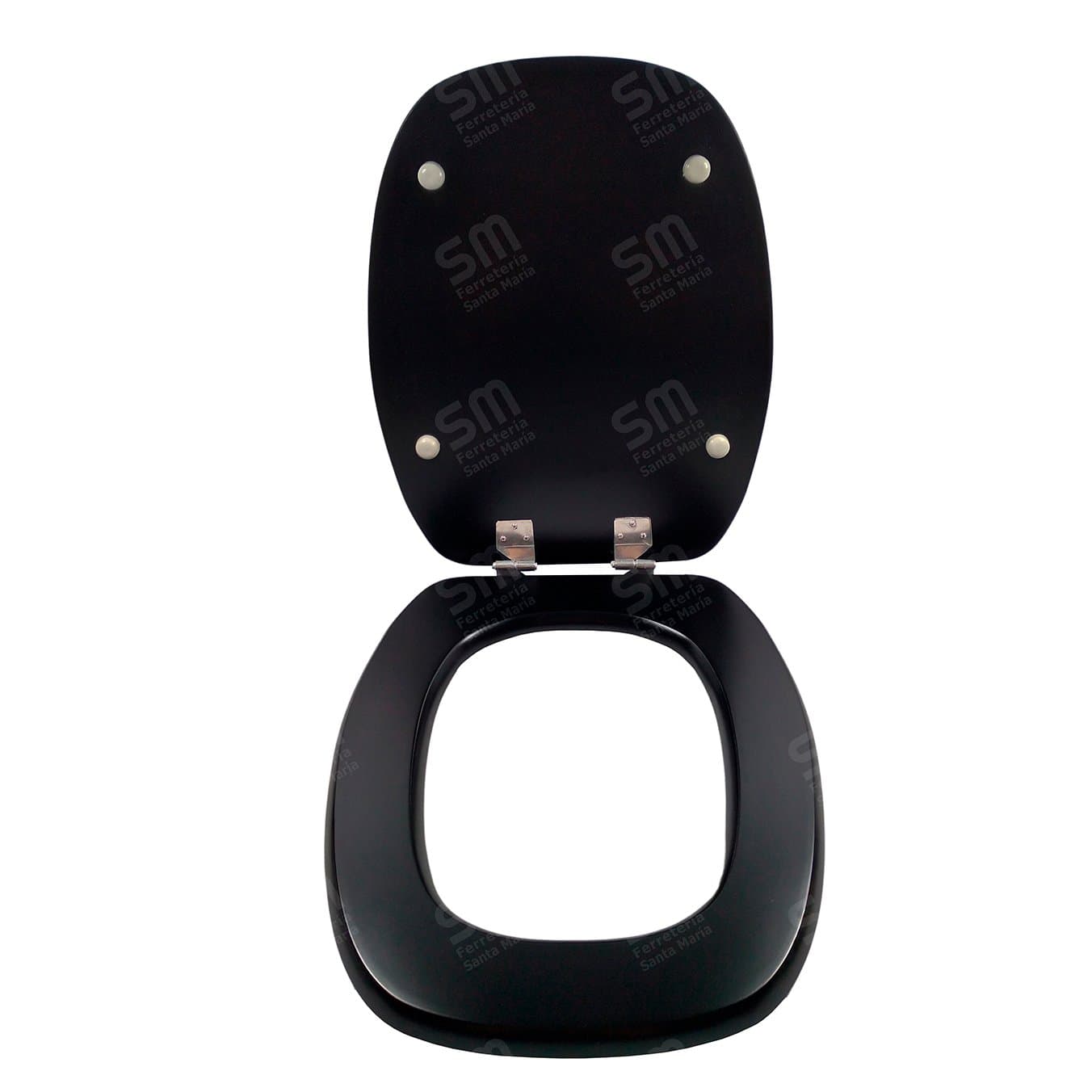Asiento Fadas Negro Mate para Inodoro Monaco