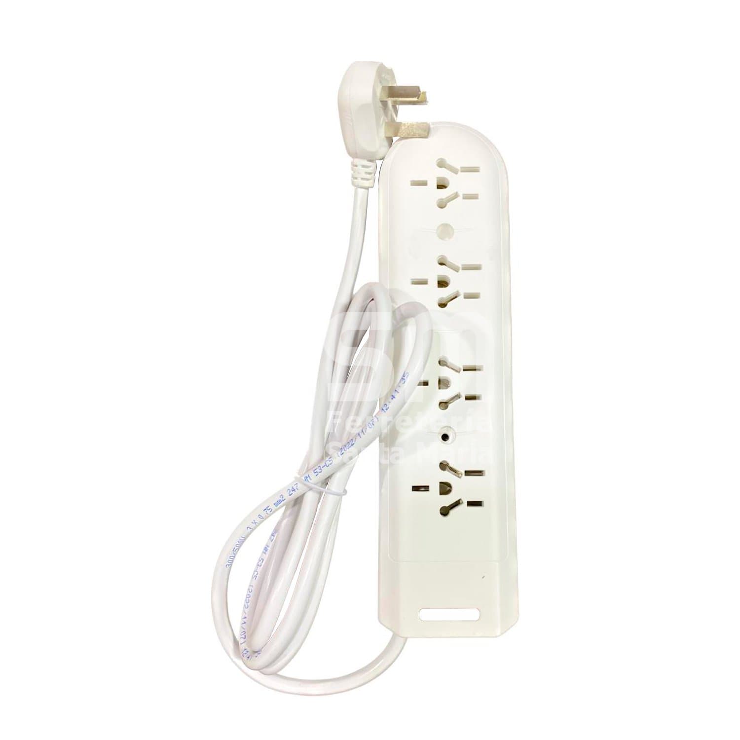Zapatilla Multinorma 4 Tomas Cable 1,5m Protec Térmica Kalop