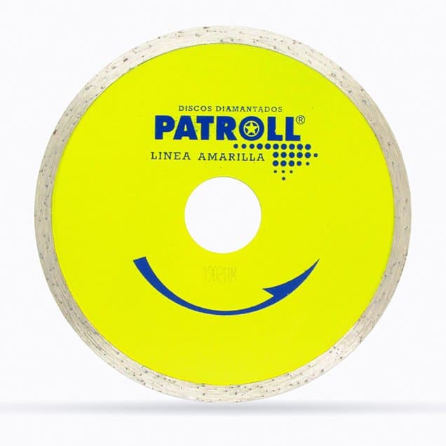 Disco Diamantado Continuo 115mm Patroll Amarilla Aliafor