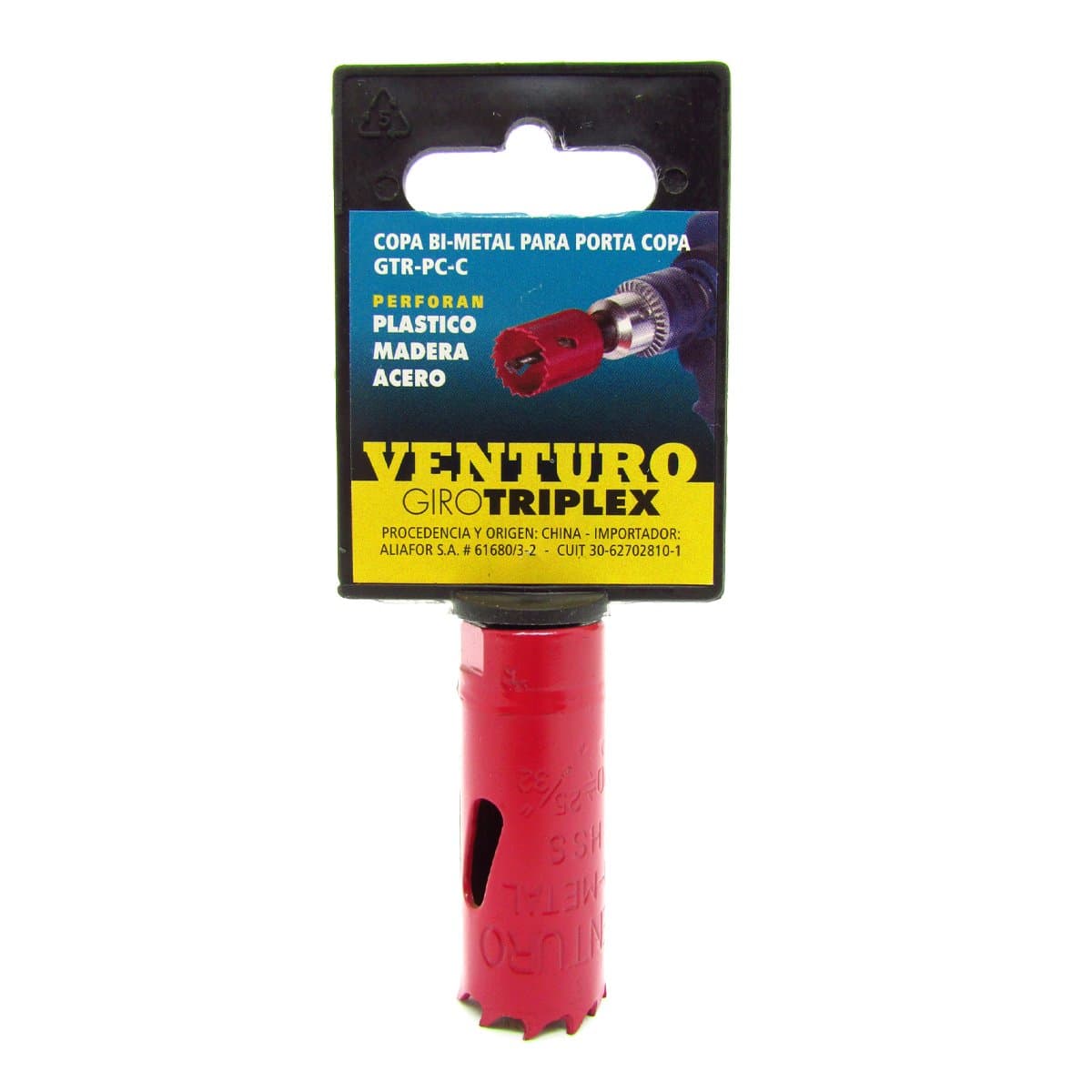 Sierra Copa Bimetal Ø 20mm Giro Triplex Venturo Aliafor Gtr
