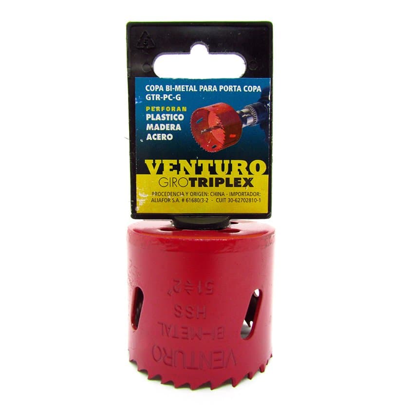 Sierra Copa Bimetal Ø 51mm Giro Triplex Venturo Aliafor Gtr