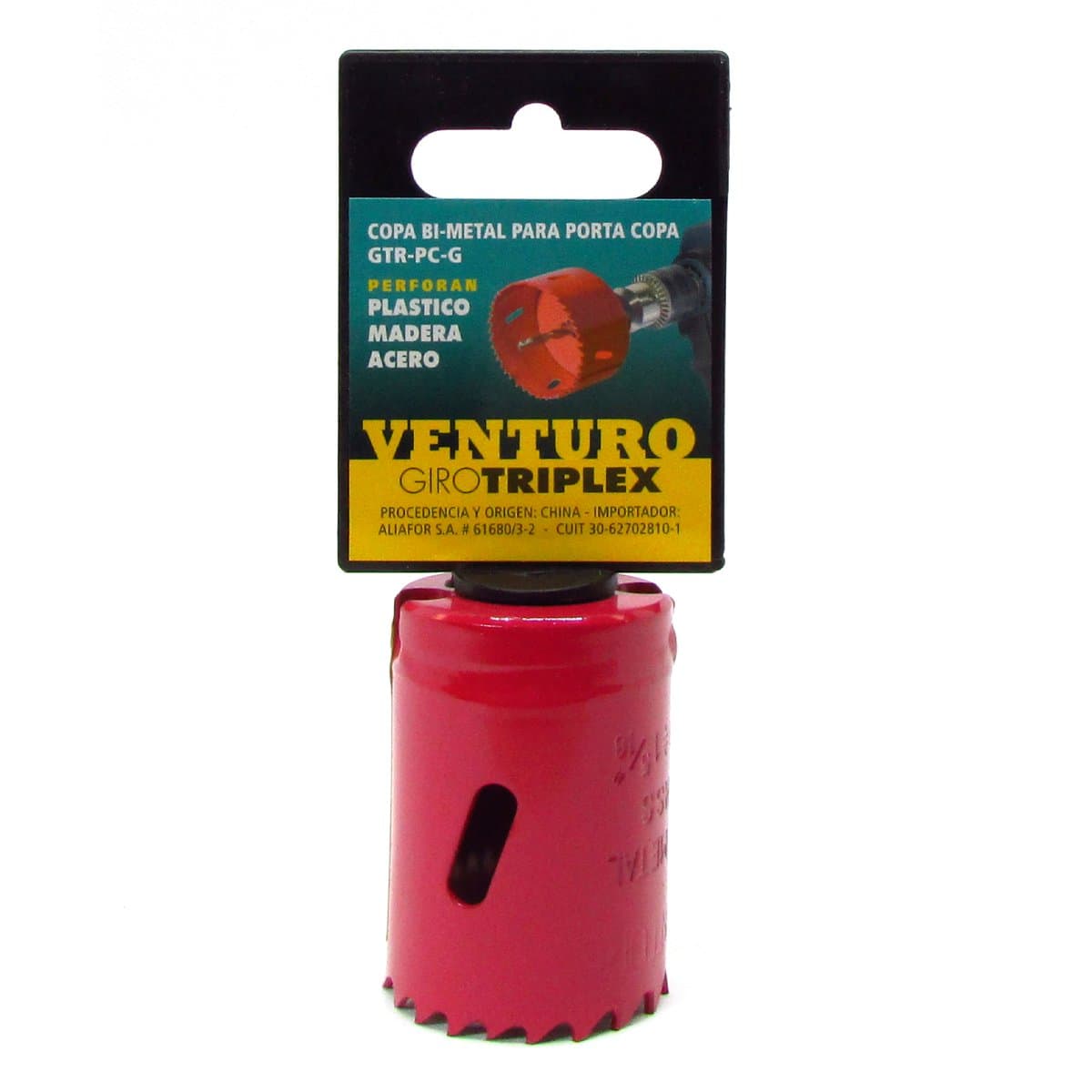 Sierra Copa Bimetal Ø 37mm Giro Triplex Venturo Aliafor Gtr
