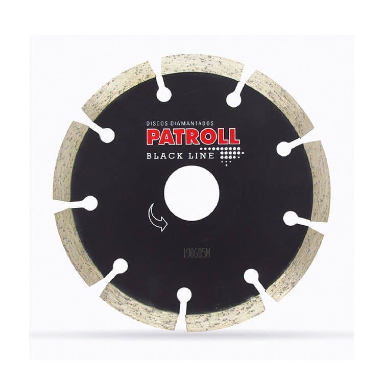 Disco Diamantado Segmentado 115mm Patroll Black Line Aliafor