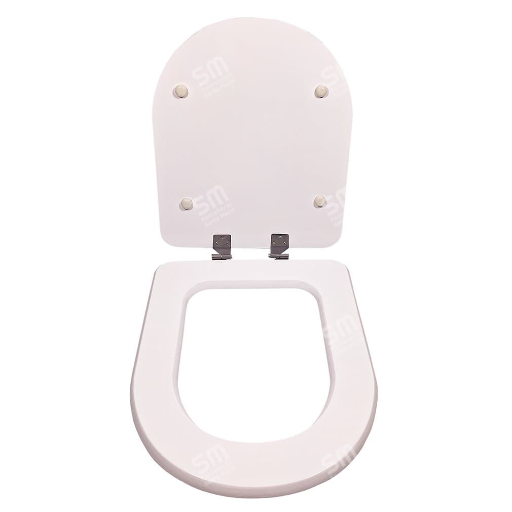 Asiento Fadas Blanco C/ Expansor para Inodoro Qubiq