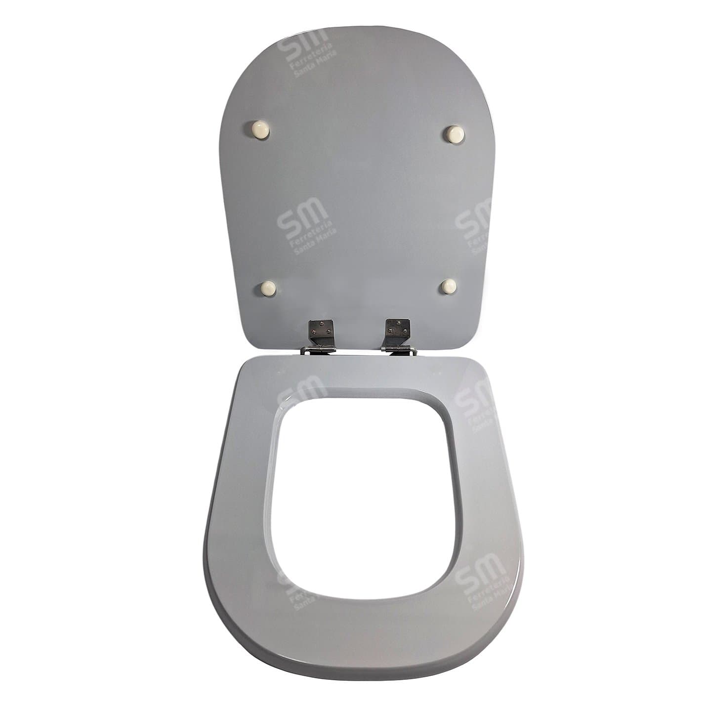 Asiento Fadas Gris para Inodoro Vogue Plus