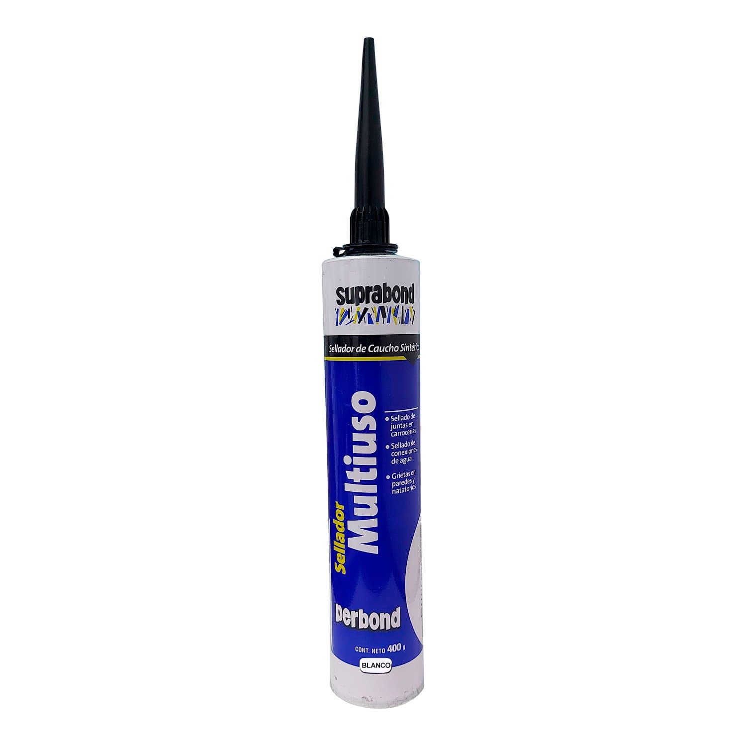 Sellador Caucho Multiuso Perbond Blanco Suprabond X 400ml