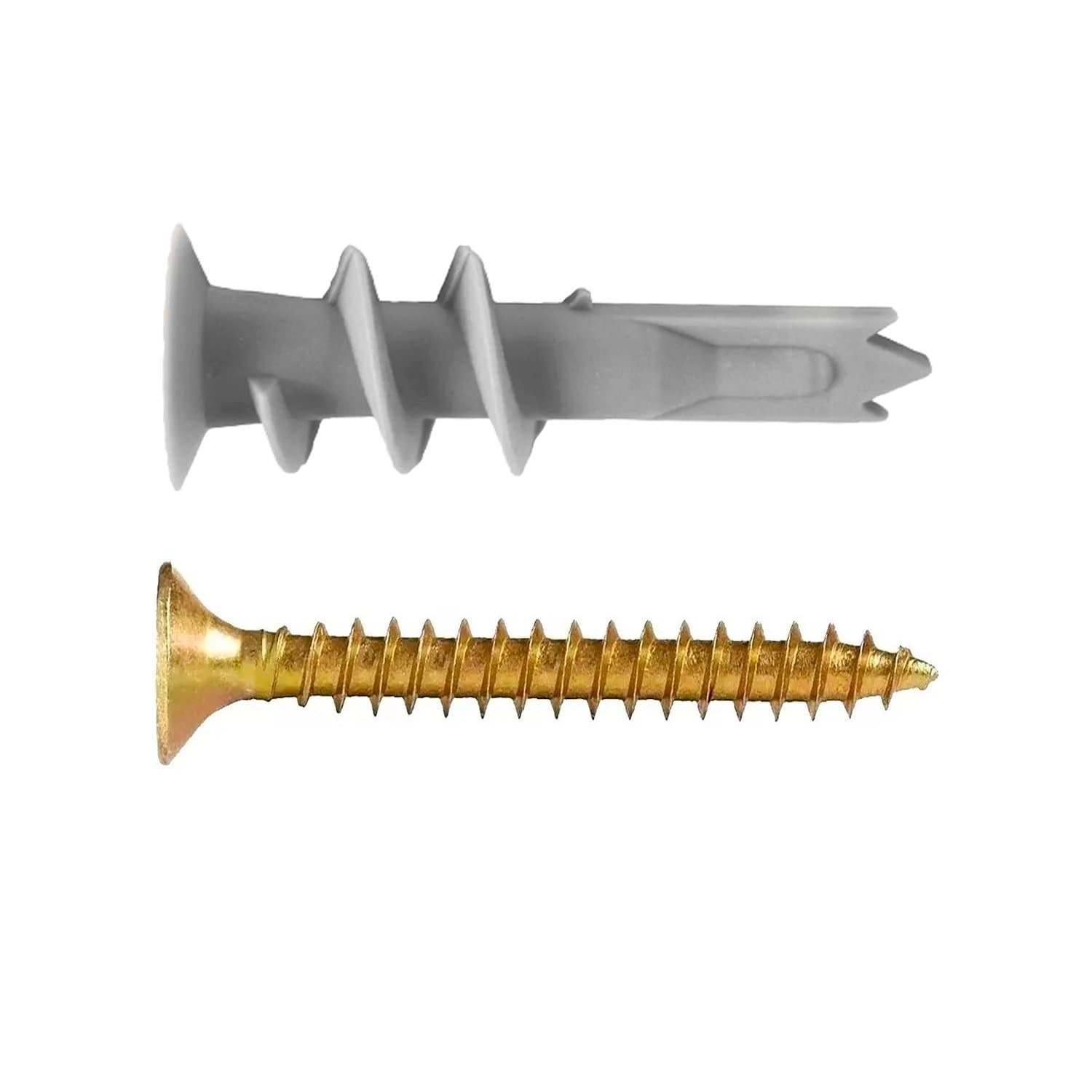 Combo X100 Tarugo P/ Durlock Gka + Tornillo Fix 4x25 Fischer
