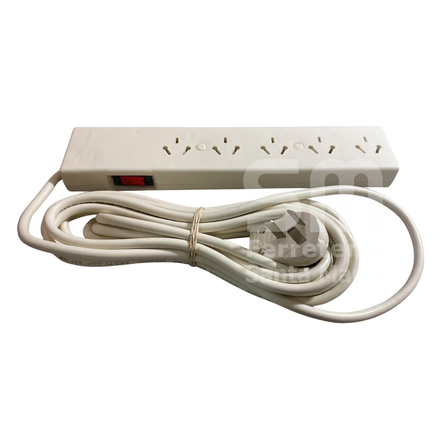 Zapatilla Prolongador 5 Tomas Cable 5m Prot. Térmica Richi