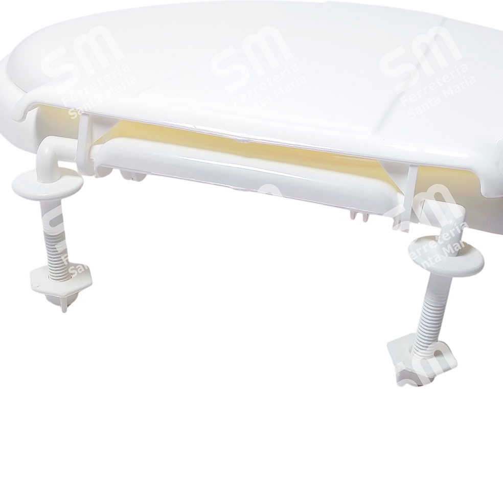 ASIENTO DERPLA BLANCO UNIVERSAL POLIPROPILENO - Imagen 4