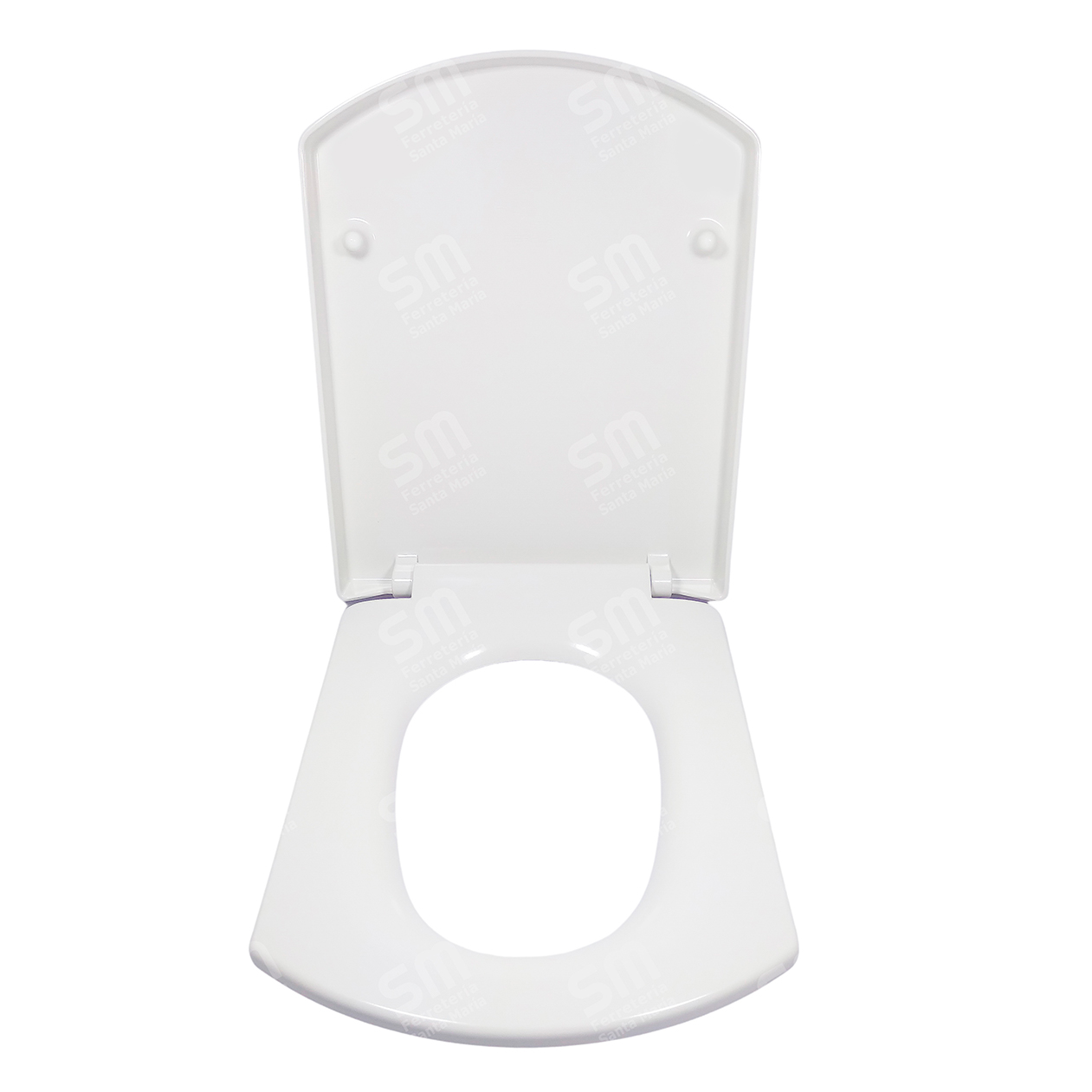 Dombach® Aliano Premium - Tapa WC Universal (Blanco, Forma D, Duroplástico)  Cierre Automático y Suave, Desmontable, Tapa WC Amortiguada, WC Inodoro