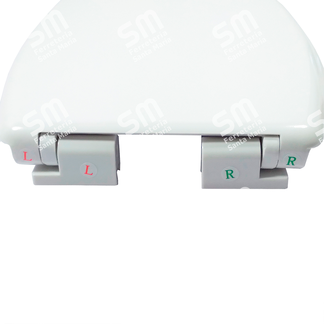 ASIENTO DERPLA PI BLANCO CIERRE SUAVE PARA INODORO PILAR - Imagen 4