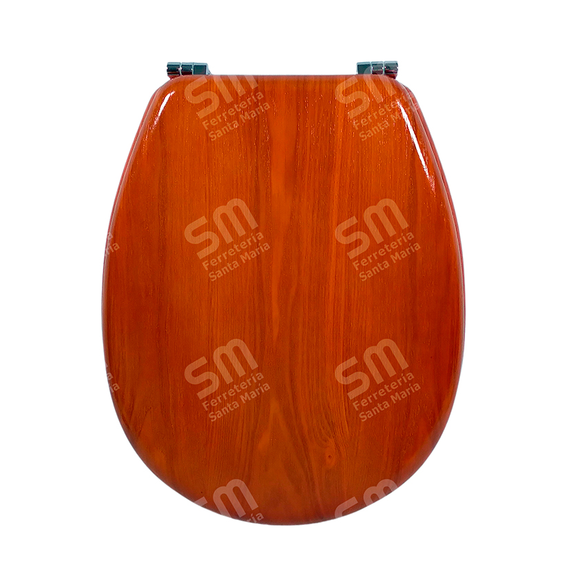 ASIENTO DERPLA PI ENCHAPADO EN MADERA NATURAL PARA INODORO PILAR - Imagen 2