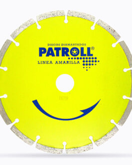 DISCO DIAMANTADO SEGMENTADO 180mm 7 PATROLL AMARILLA ALIAFOR