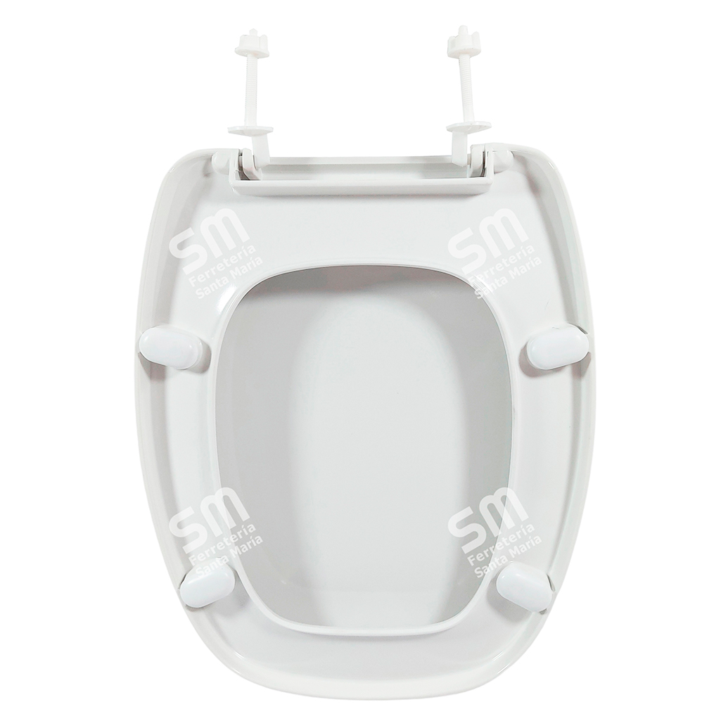ASIENTO ARIEL 509 BLANCO PARA INODORO MONACO - Imagen 3