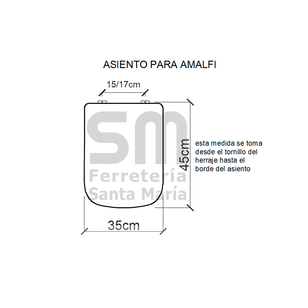 ASIENTO FADAS BLANCO PARA INODORO AMALFI - Imagen 5