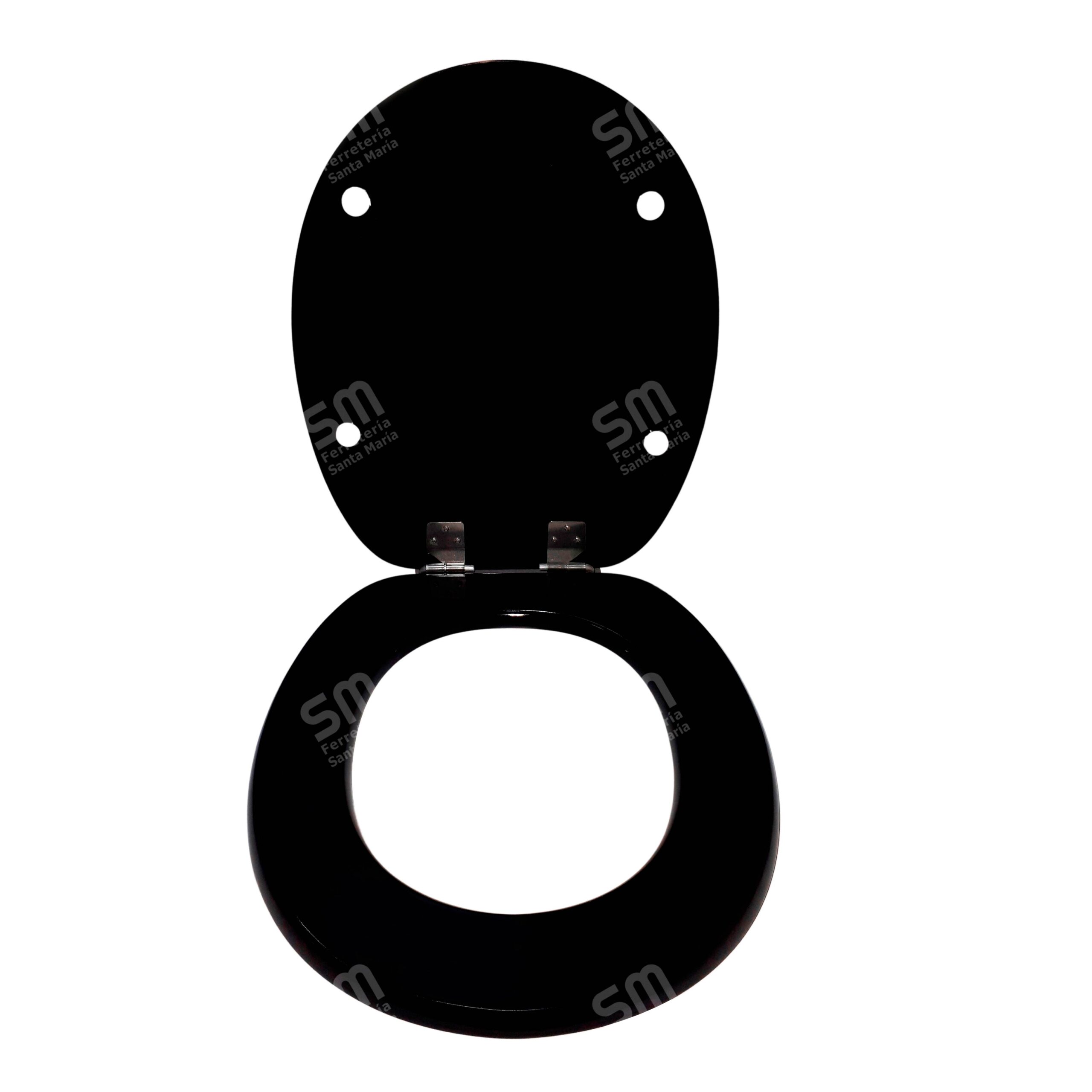 ASIENTO FADAS NEGRO PARA INODORO CAPEA