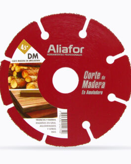 DISCO CORTE MADERA P/ AMOLADORA 115 mm ALIAFOR WOODY DM-4.5