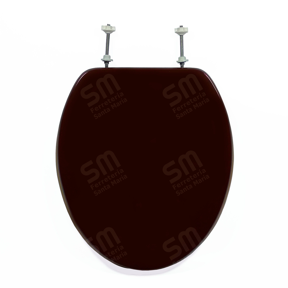 ASIENTO FADAS BICOLOR CASTAÑO DORADO PARA INODORO DORICA - Imagen 2