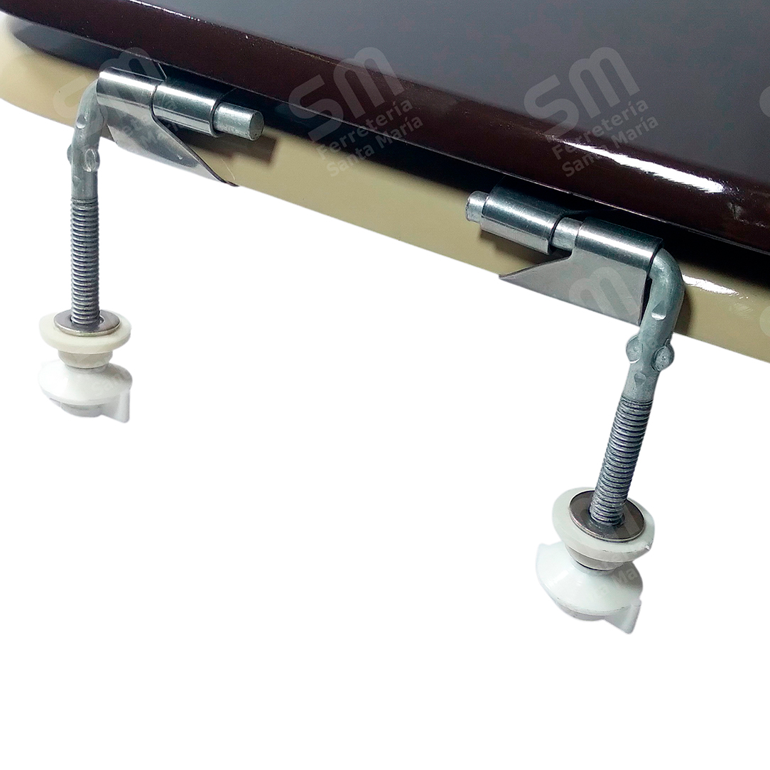 ASIENTO FADAS BICOLOR ARENA/CAFE PARA INODORO IMPERIAL - Imagen 4