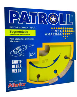 DISCO SEGMENTADO 4.5″ PATROLL AMARILLA