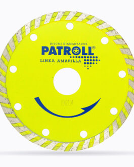DISCO DIAMANTADO TURBO 115mm PATROLL AMARILLA ALIAFOR