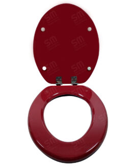 ASIENTO FADAS ROJO MORA PARA INODORO RAVENA