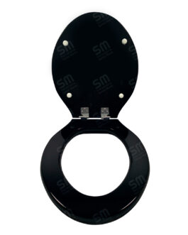 ASIENTO FADAS NEGRO PARA INODORO STANDARD