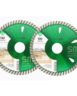DISCO DIAMANTADO PORCELANATO TURBO FINO 115 ALIAFOR TRF X2 UN