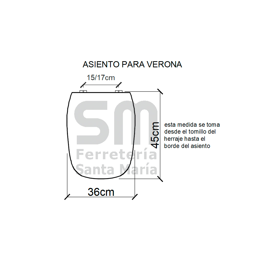 ASIENTO FADAS NEGRO MATE PARA INODORO VERONA - Imagen 5