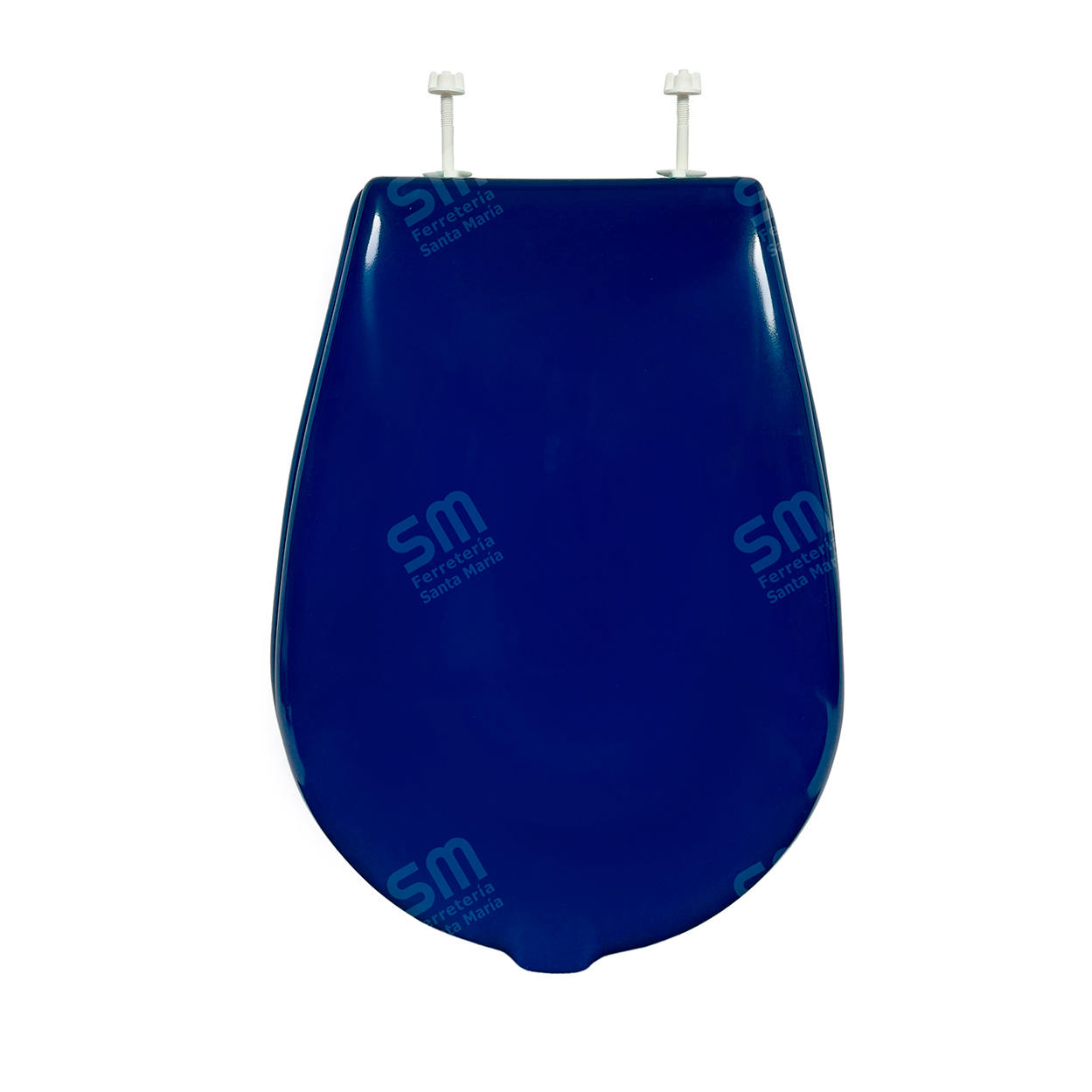 ASIENTO ARIEL 406 AZUL MARINO PARA INODORO PILAR - Imagen 2