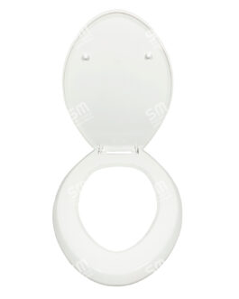 ASIENTO ARIEL 421 BLANCO PARA INODORO FLORENCIA