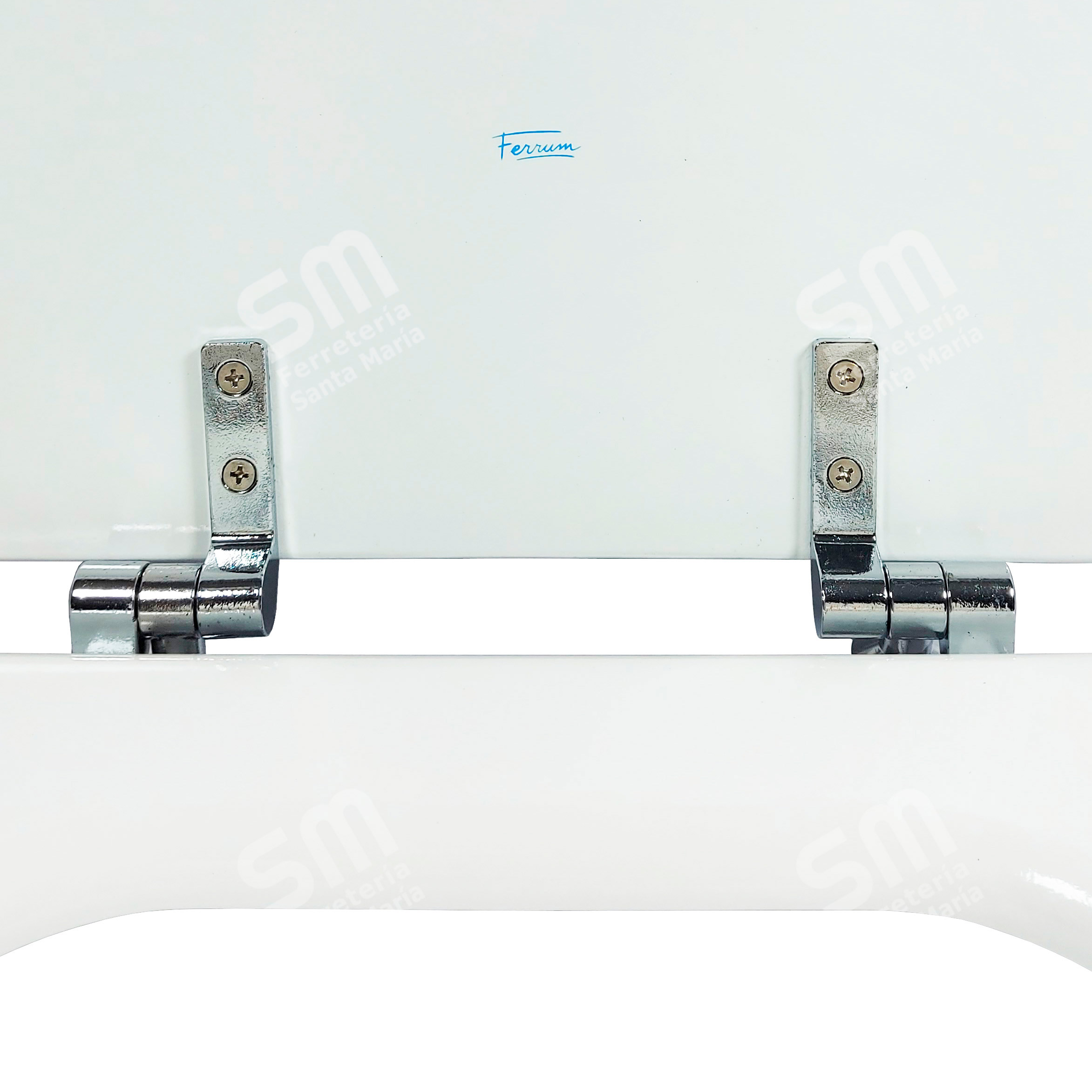 ASIENTO FERRUM TAXC BLANCO H. CROMO ADRIATICO - Imagen 3