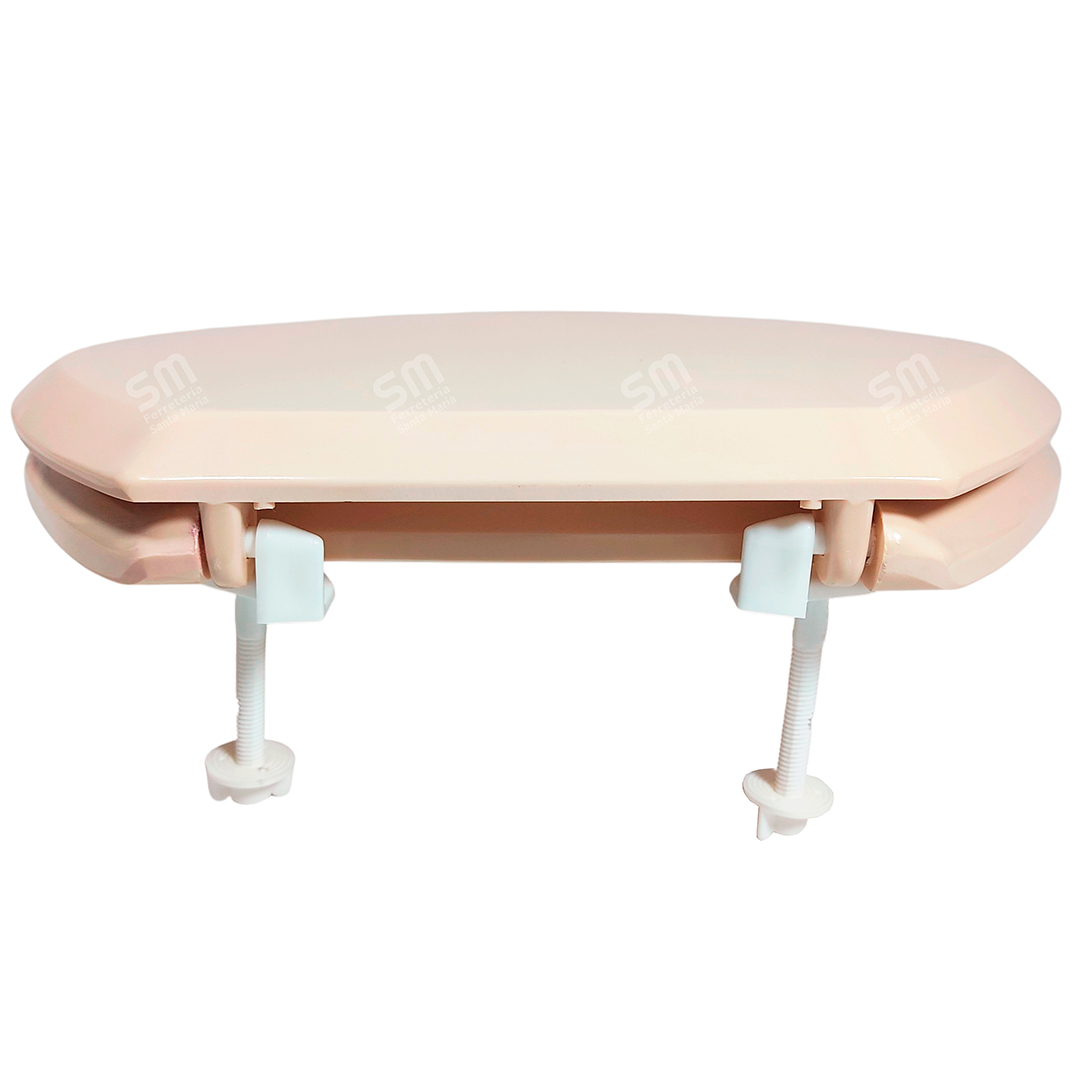 ASIENTO ARIEL 421 CHAMPAGNE PARA INODORO FLORENCIA - Imagen 4