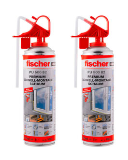ESPUMA DE POLIURETANO EXPANDIDO AEROSOL FISCHER 500 Ml X 2 Unid