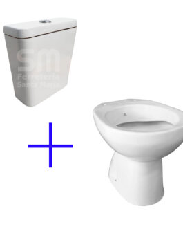 INODORO CORTO PRINGLES ONIX + DEPOSITO LOZA 6 L COLGAR