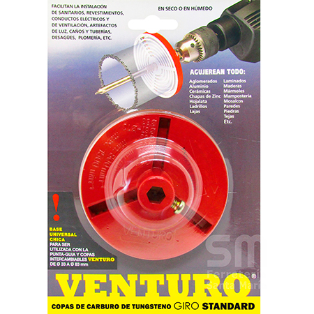 BASE UNIVERSAL P/ COPAS TUNGSTENO VENTURO Ø 33 AL Ø 83 - Imagen 4