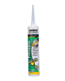 SELLADOR ACRILICO PINTABLE BLANCO SUPRABOND CARTUCHO 280GR