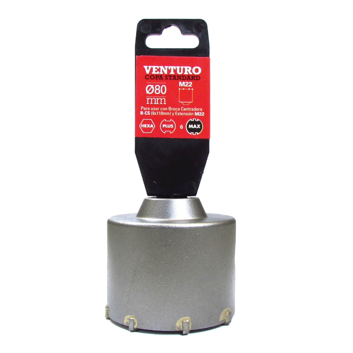 SIERRA COPA WIDIA VENTURO Ø 80mm M22 SDS PLUS P/ PARED