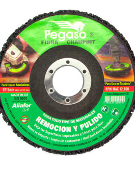 DISCO FIBRA GRUESA ABRASIVO CHAUPINT PEGASO ALIAFOR 115 mm