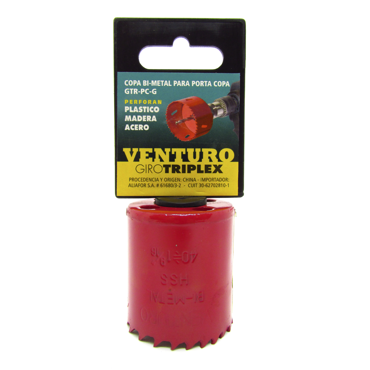 SIERRA COPA BIMETAL  Ø 40mm GIRO TRIPLEX VENTURO ALIAFOR GTR