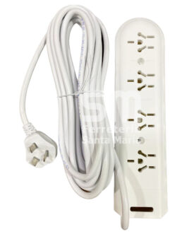 ZAPATILLA MULTINORMA 4 TOMAS CABLE 5m PROTEC TÉRMICA KALOP