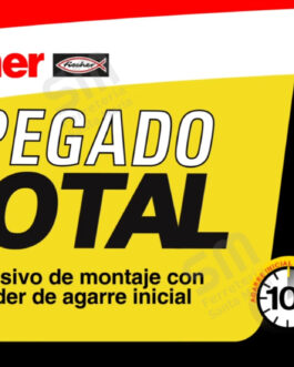 ADHESIVO FISCHER PEGADO TOTAL MONTAJES 310 ml BLANCO