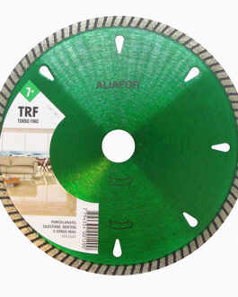 DISCO DIAMANTADO P/ PORCELANATO TURBO FINO 180 ALIAFOR TRF