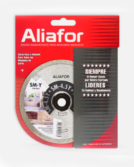 DISCO DIAMANTADO CONTINUO 115mm ALIAFOR