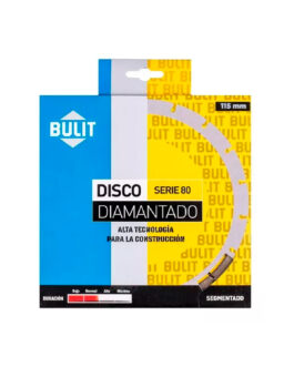 DISCO DIAMANTADO SEGMENTADO 115mm BULIT SERIE 80