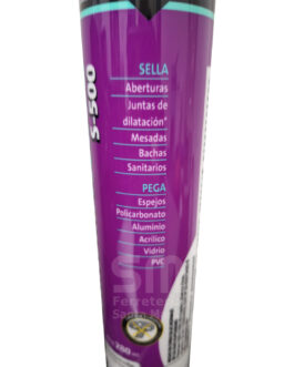 SILICONA NEUTRA TRANSPARENTE X 280ml SUPRABOND SERIE 500