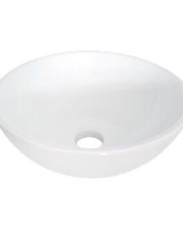 BACHA APOYO LOZA REDONDA PILI DACCORD BAÑO BLANCA 24,5x10cm