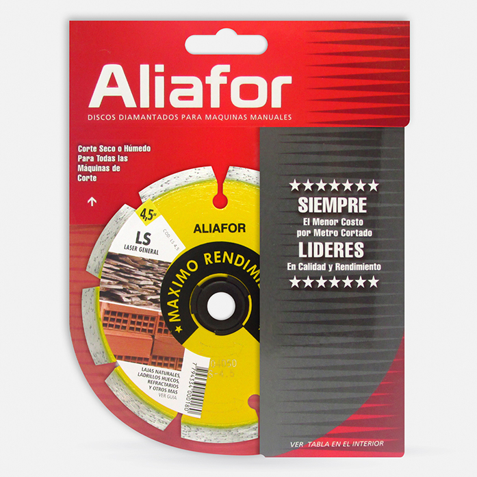 DISCO CORTE DIAMANTADO LASER GENERAL ALIAFOR 115mm LS-4.5 - Imagen 2