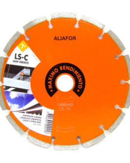 DISCO DIAMANTADO LASER CONCRETO SEGMENTADO 178mm ALIAFOR LS-7C