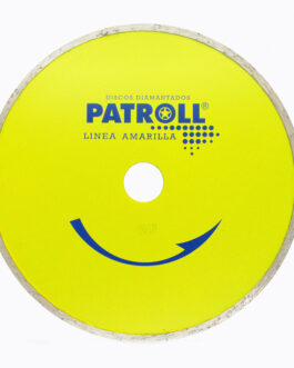 DISCO DIAMANTADO CONTINUO 178mm PATROLL AMARILLA ALIAFOR 7